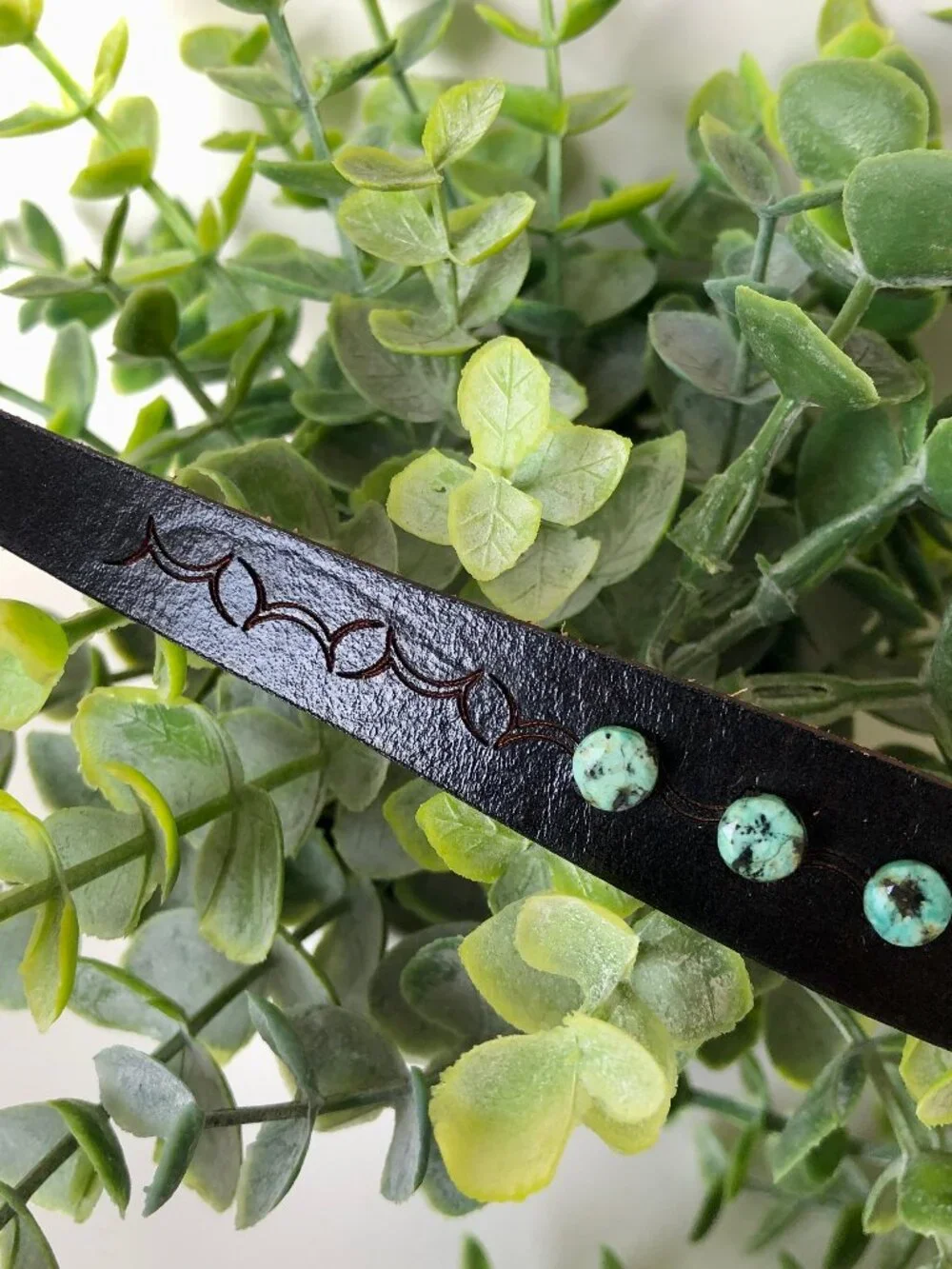 MishaGirl Leather thin black